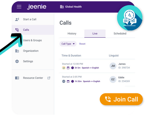 Calls Screen-jeenie screenshot-v2.2